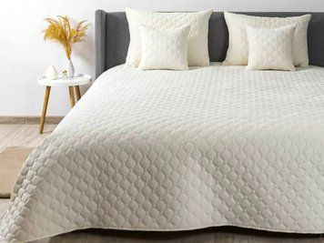 Покрывало ТЕП "VELOUR" 180*240 см Молочный/Винтаж TEPVELPLED_76 фото